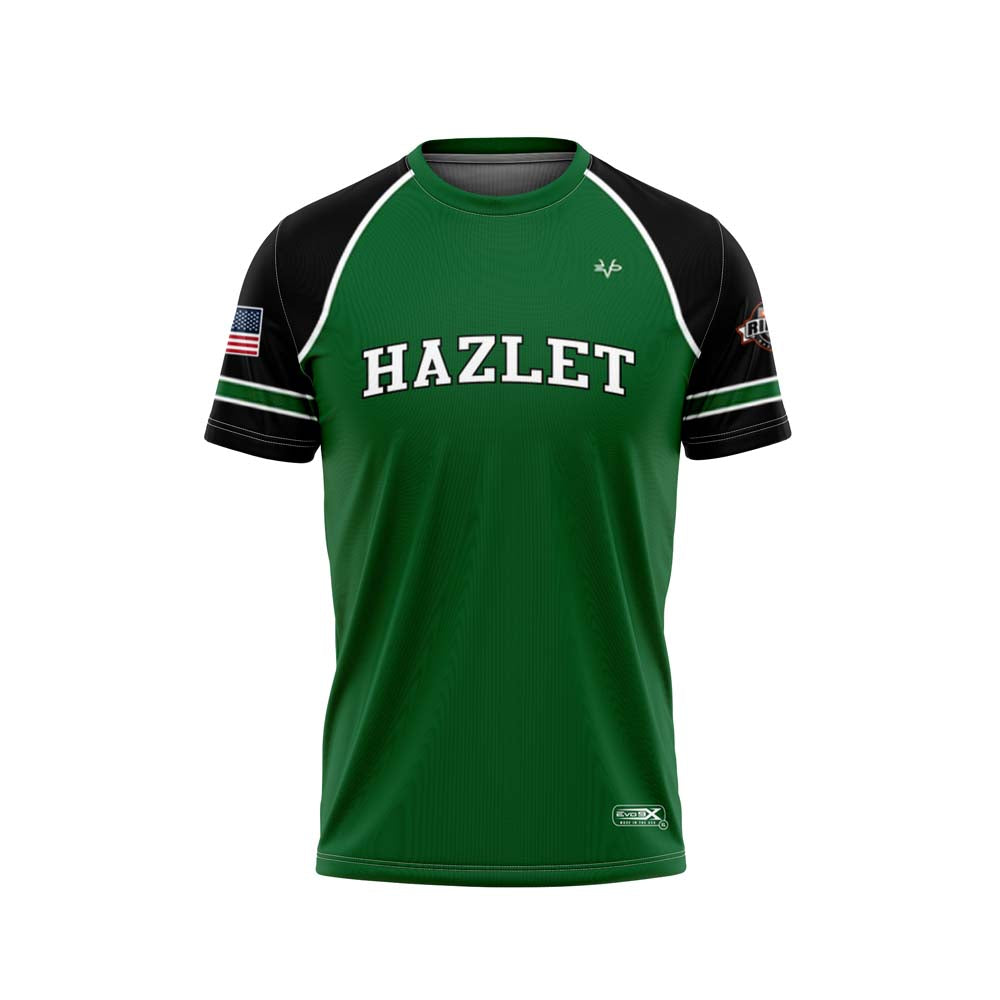 HAZLET HAWKS Baseball Sublimated Crew Neck Short Sleeve Jersey