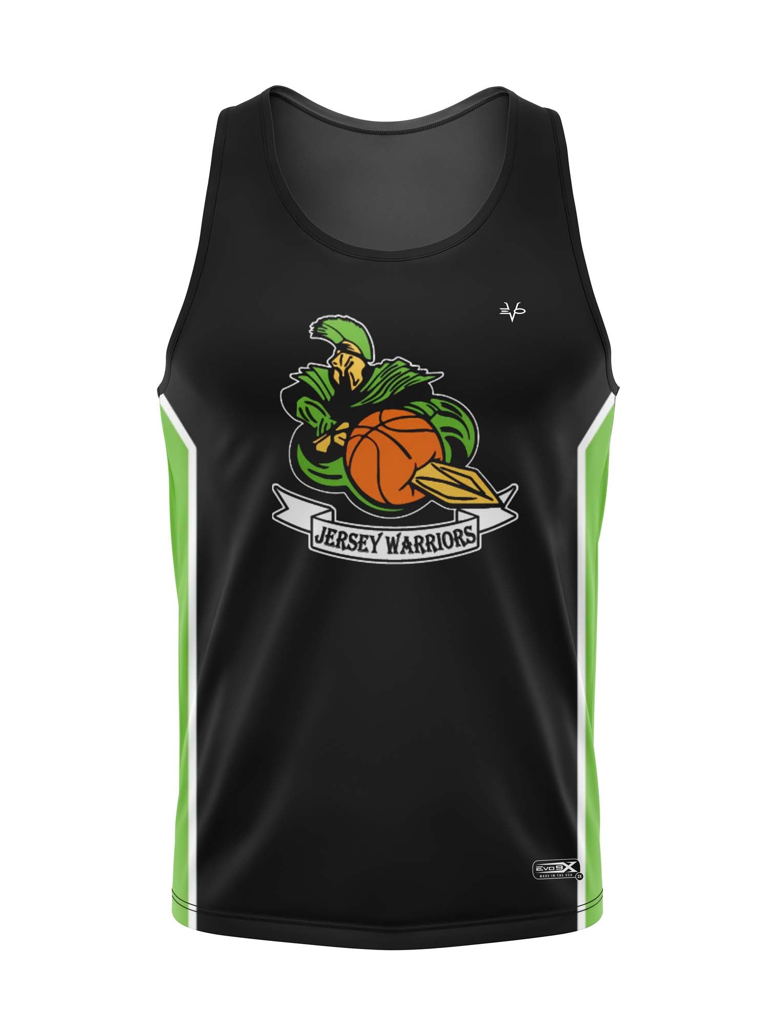 JERSEY WARRIORS Basketball Sublimated Racerback