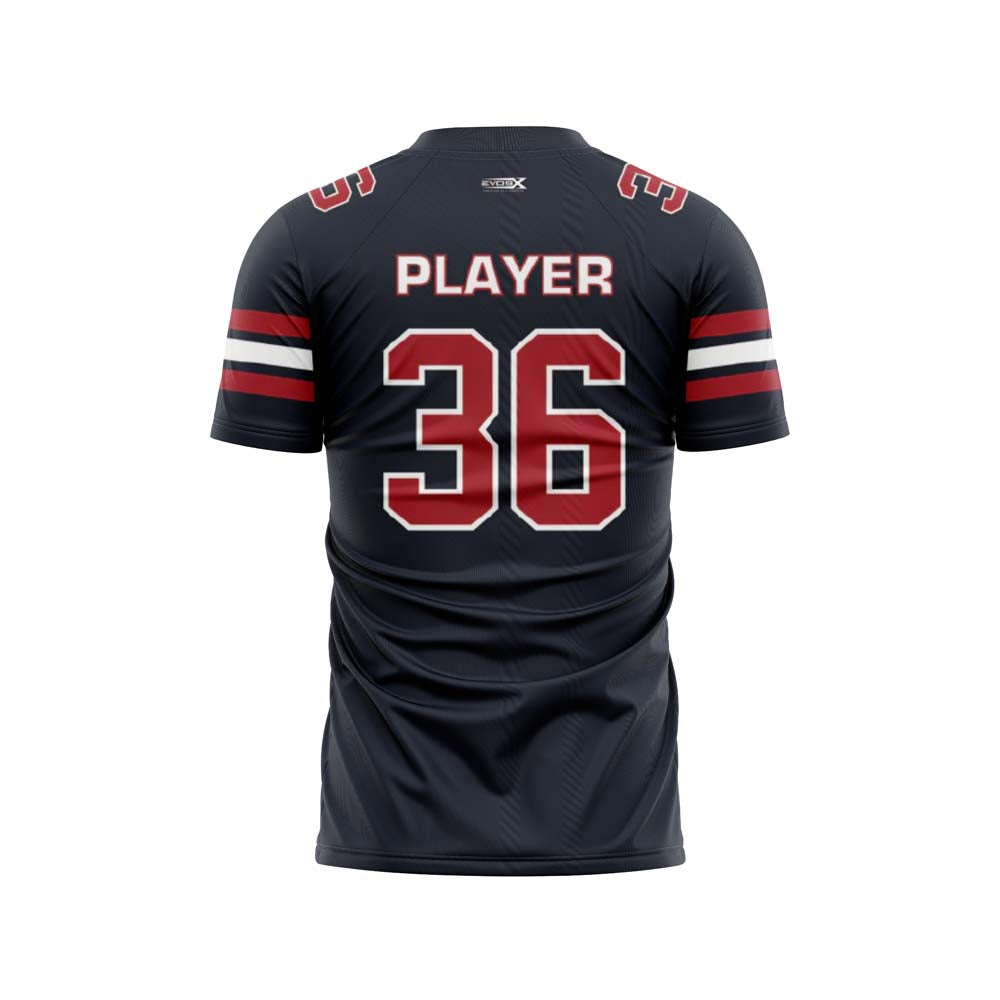 MANALAPAN BRAVES Football Sublimated Fan Jersey Navy