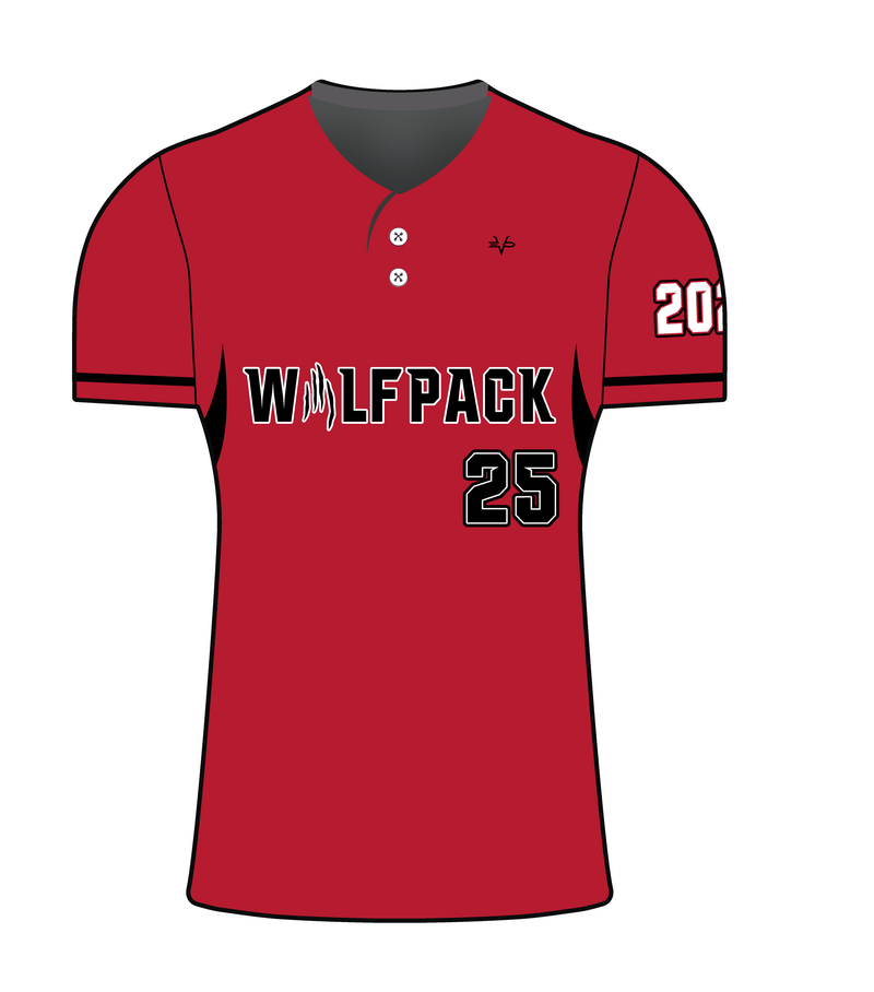 EVO9XSTORE Manalapan Wolfpack Fastpitch Sublimated Women Jersey (Red) Youth Medium