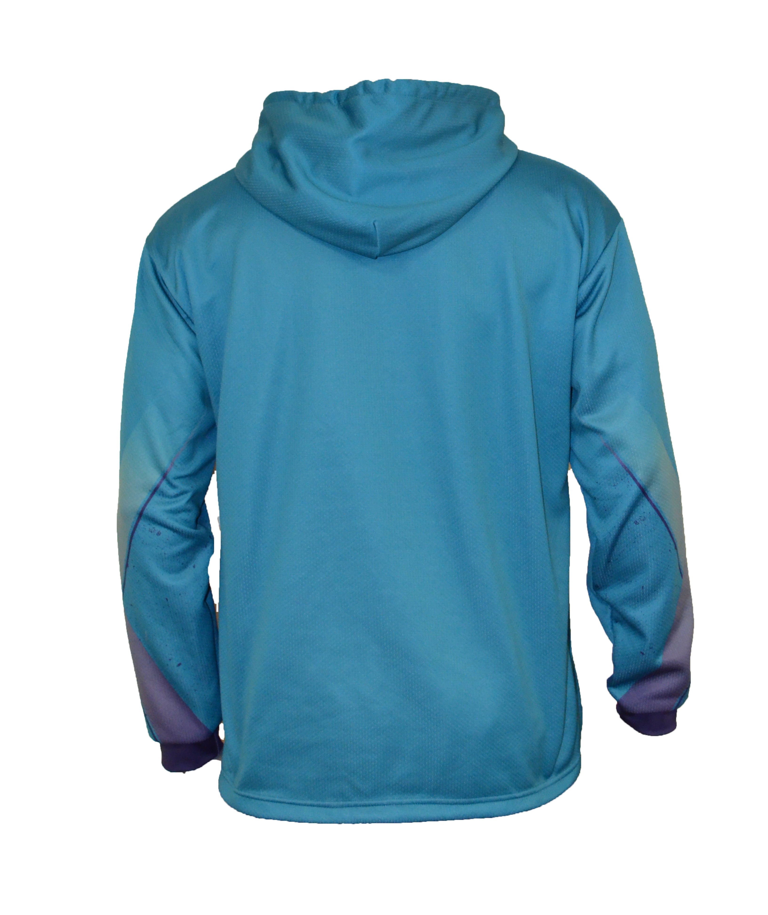 Sublimated Hoodie Blue Back