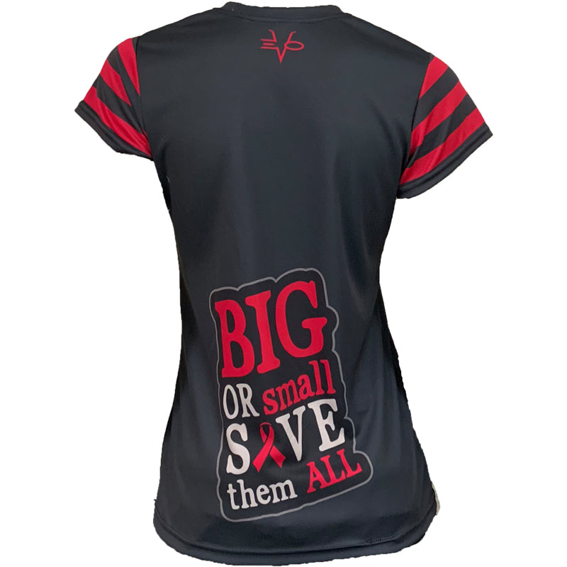 EVO9X Store EVO9X Full Sublimated Breast Cancer Awareness Jersey Fight Like A Girl XLarge