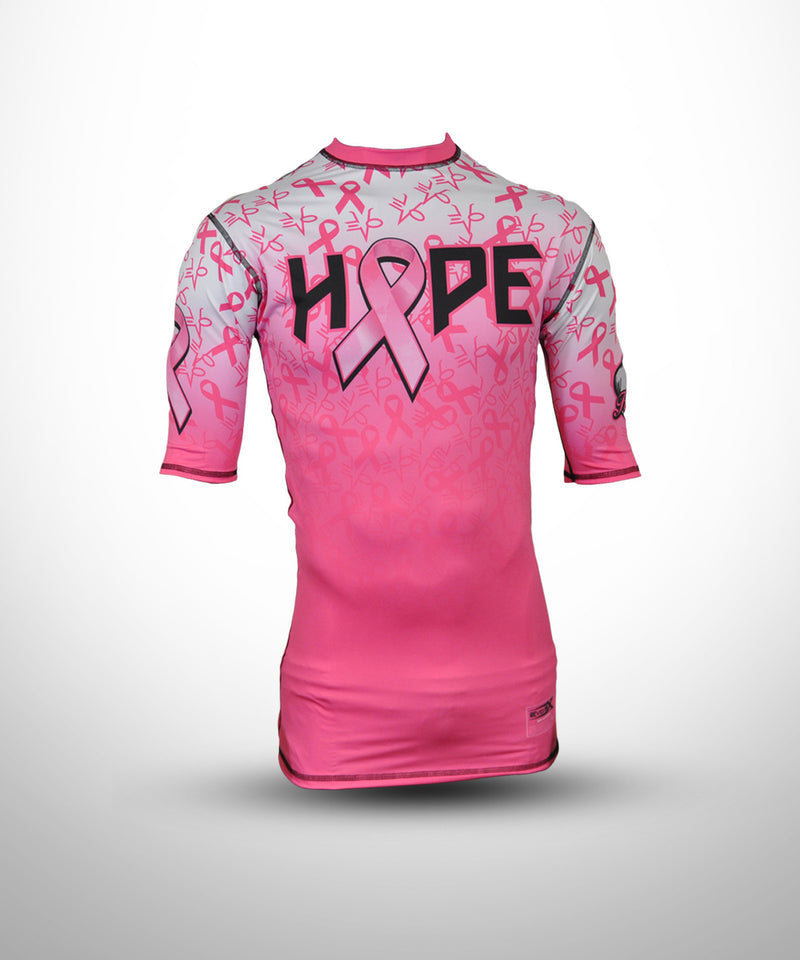 EVO9X Hope Breast Cancer Awareness Striped Jersey Pink/Black Small