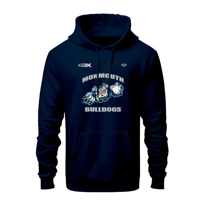 Monmouth Bulldogs Baseball Cotton Hoodie