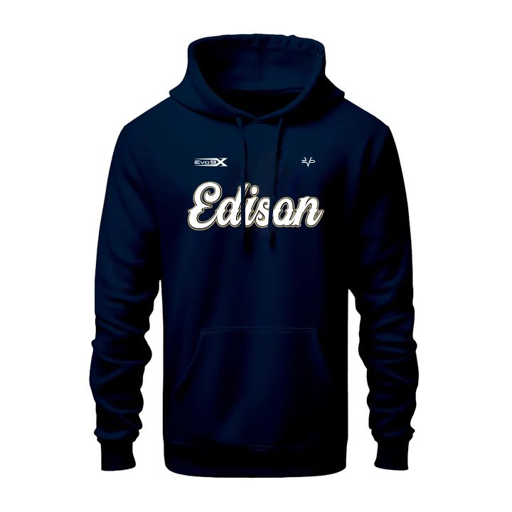 Edison Boys Travel Baseball Cotton Hoodie