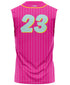 BOMB SQUAD SLEEVELESS 2 BUTTON JERSEY PINK