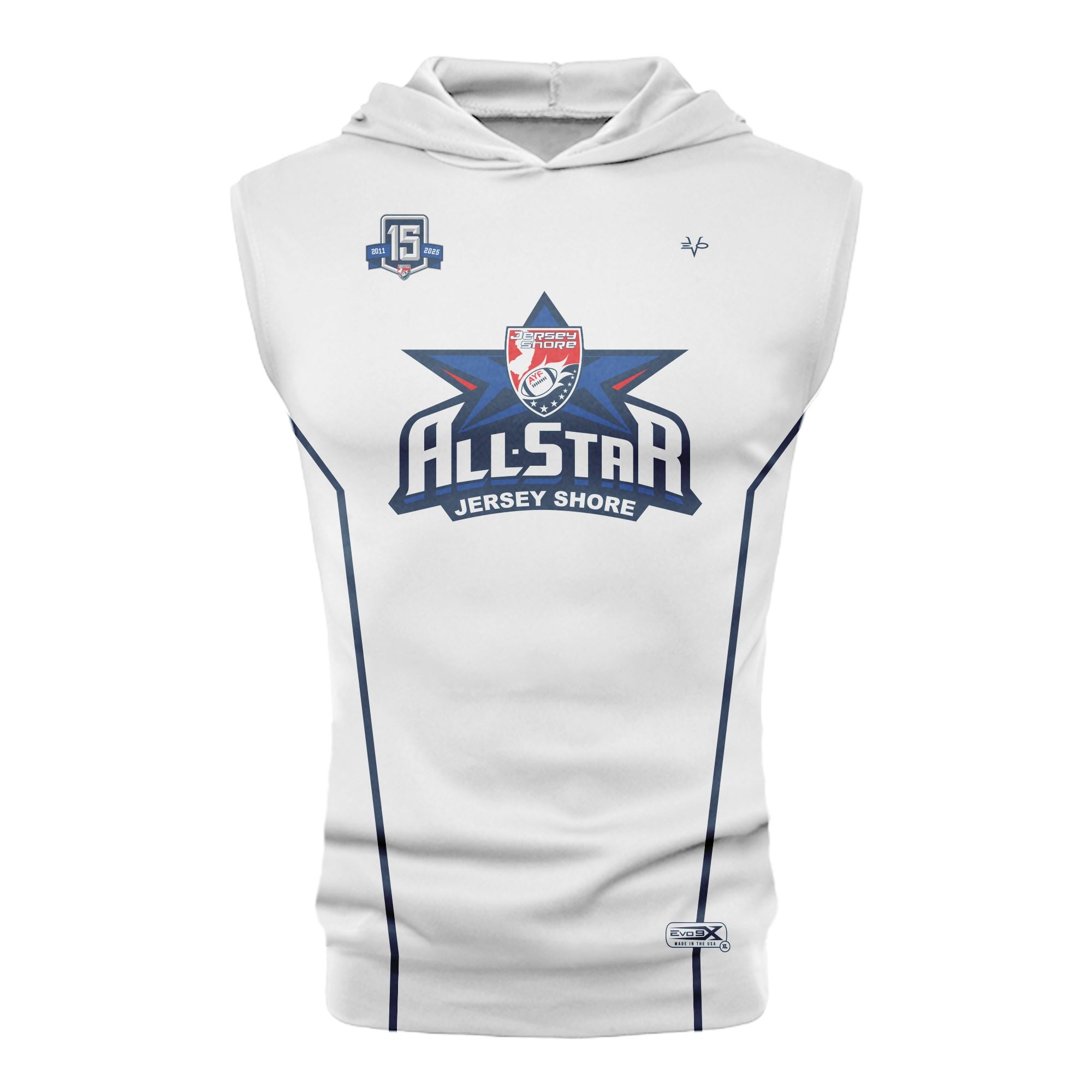 2025 NJAYF ALL STAR COMPRESSION FIT  SLEEVELESS HOODIE