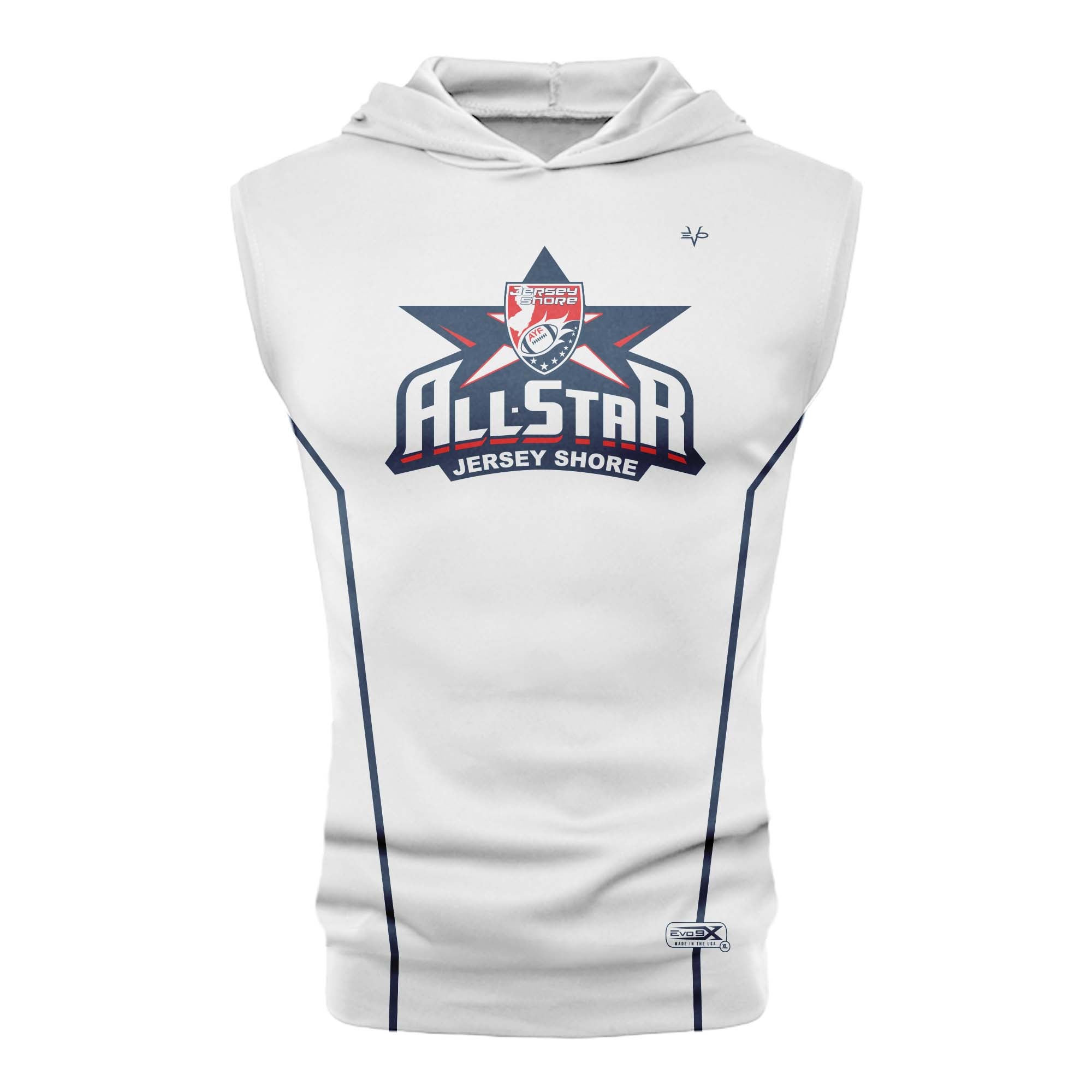 2024 NJAYF ALL STAR COMPRESSION FIT  SLEEVELESS HOODIE