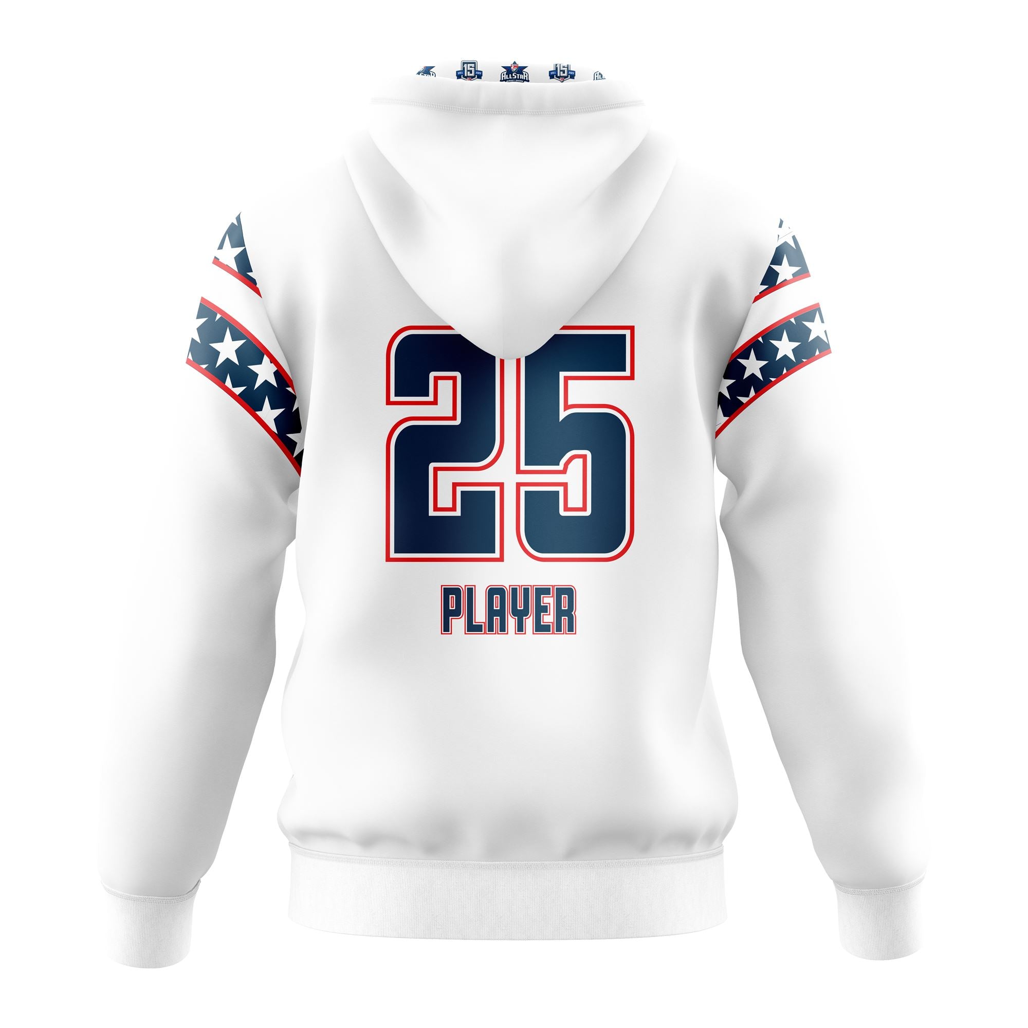 2025 NJAYF ALL STAR HOODIE-WHITE