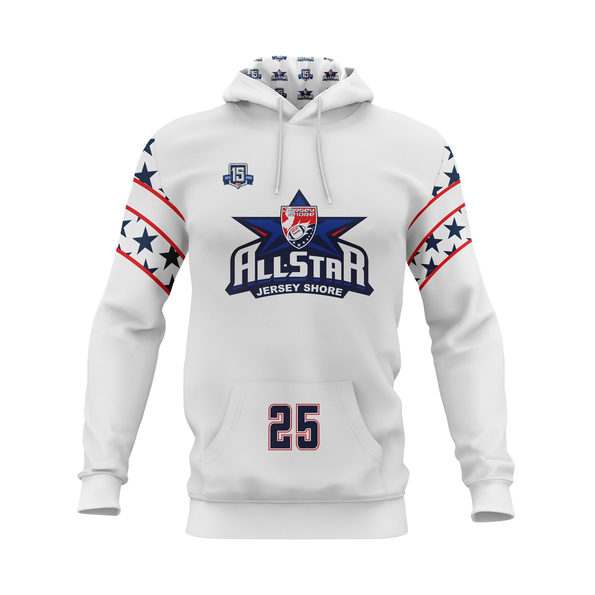 2025 NJAYF ALL STAR HOODIE-WHITE