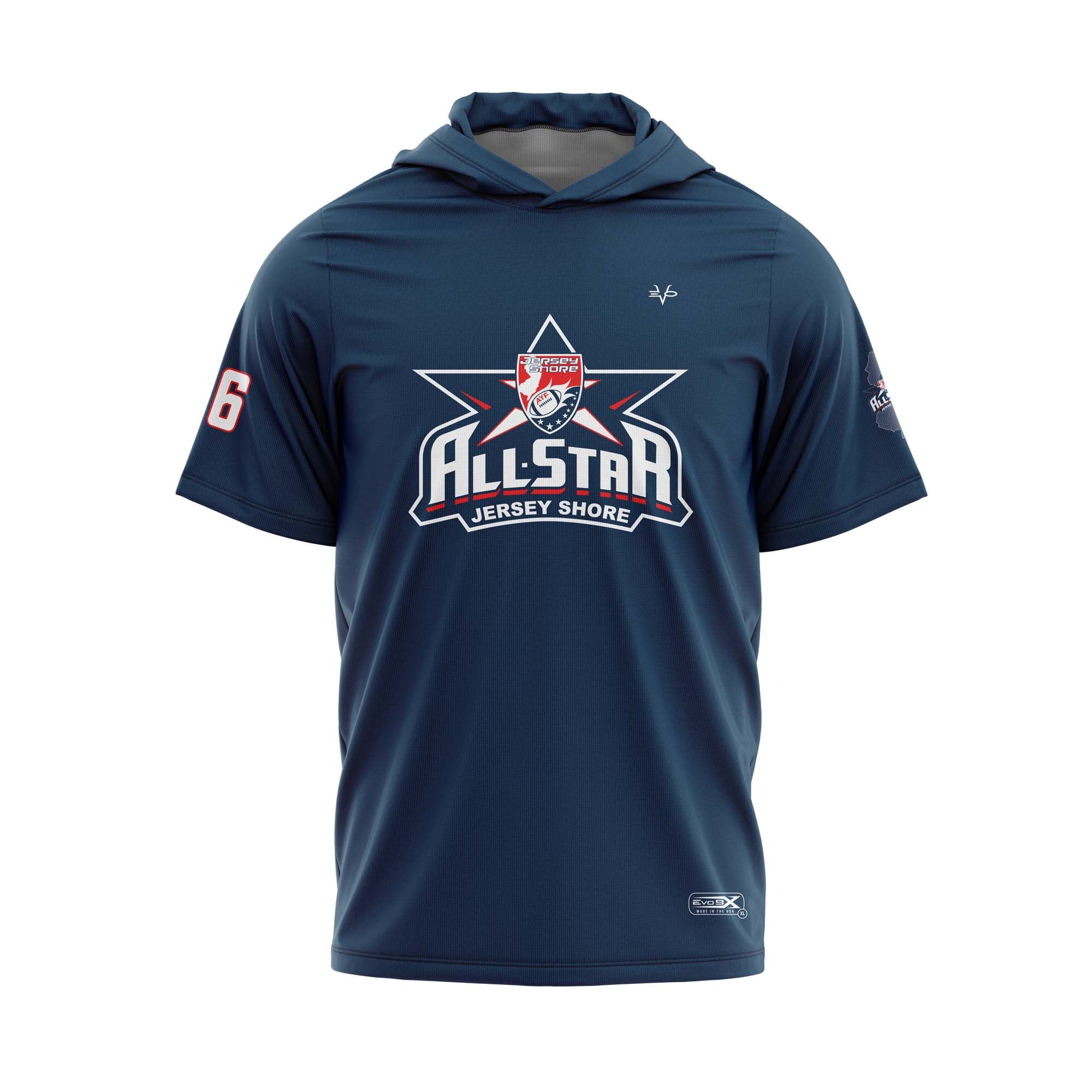 2024 NJAYF ALL STAR LIGHTWEIGHT SHORT SLEEVE HOODIE