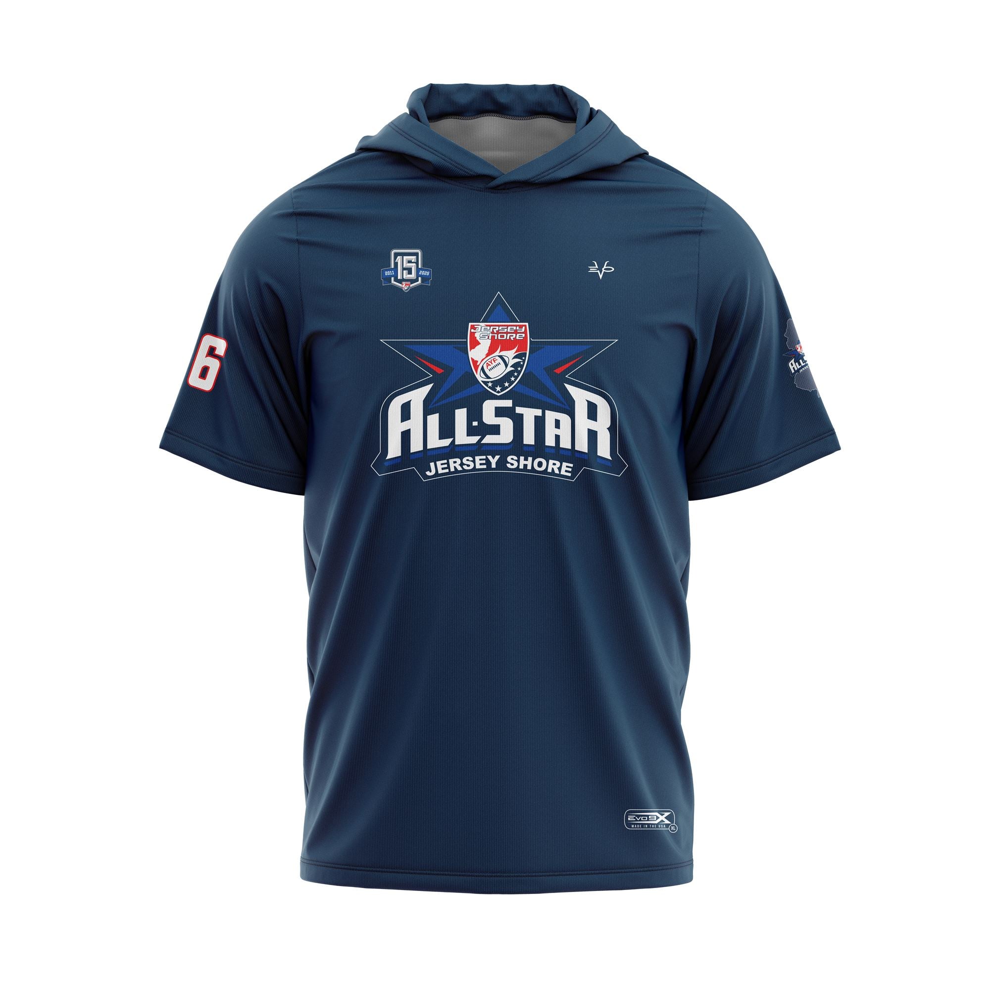 2025 NJAYF ALL STAR LIGHTWEIGHT SHORT SLEEVE HOODIE