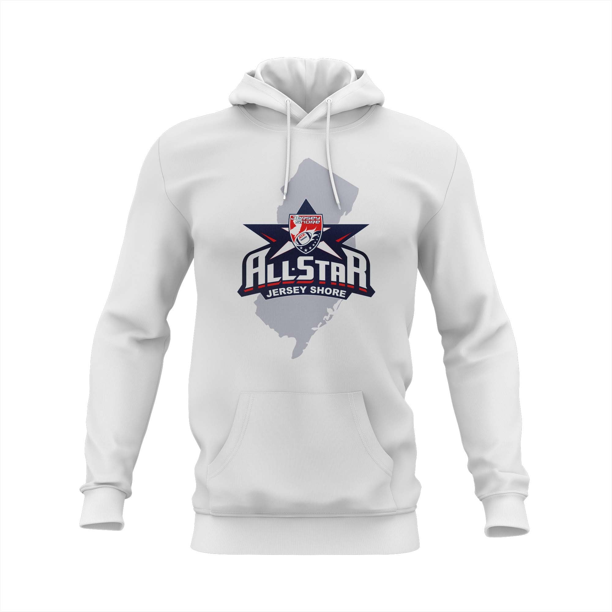 2024 NJAYF ALL STAR SEMI SUB HOODIE - STATE WHITE