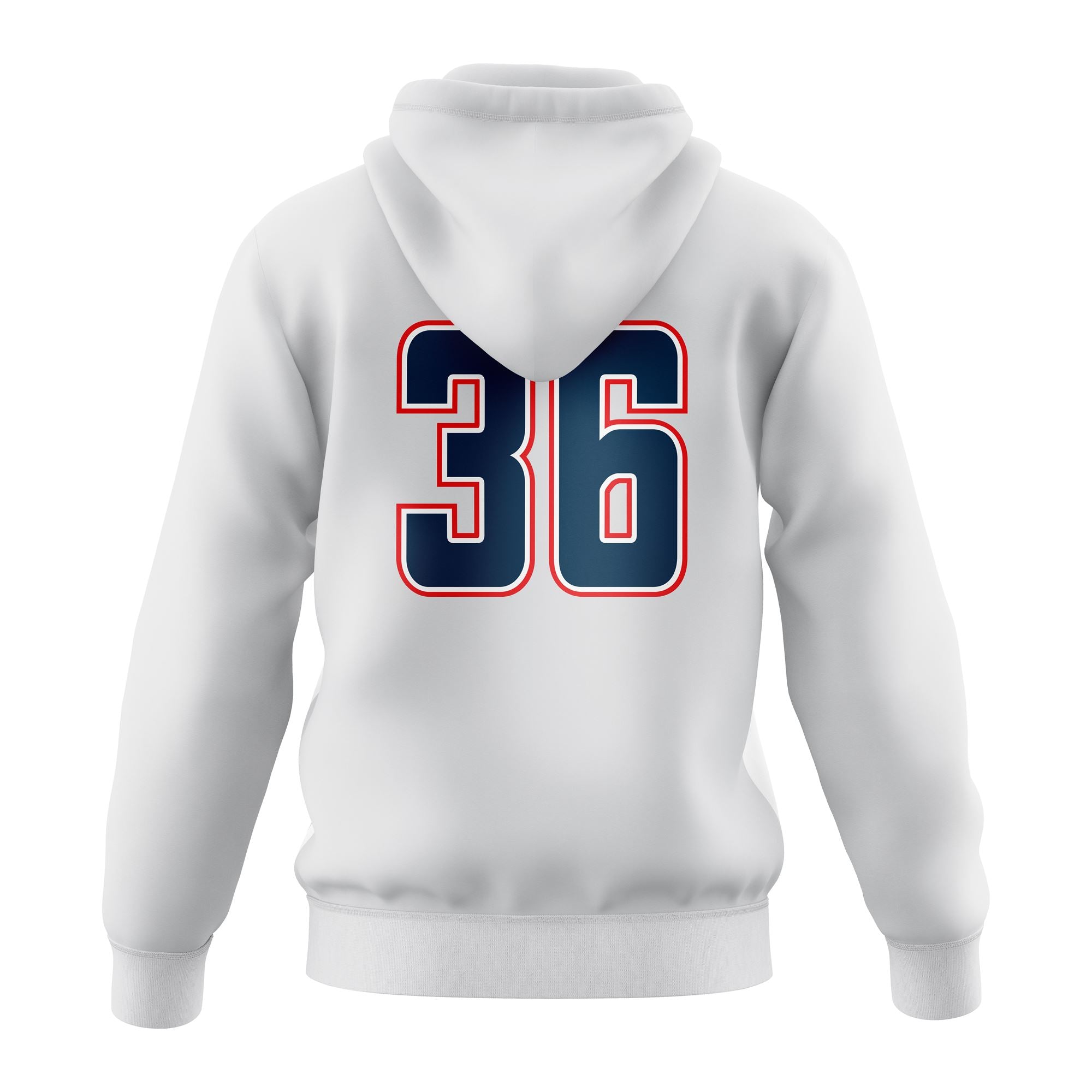 2025 NJAYF ALL STAR LOGO SEMI SUB HOODIE - SILVER