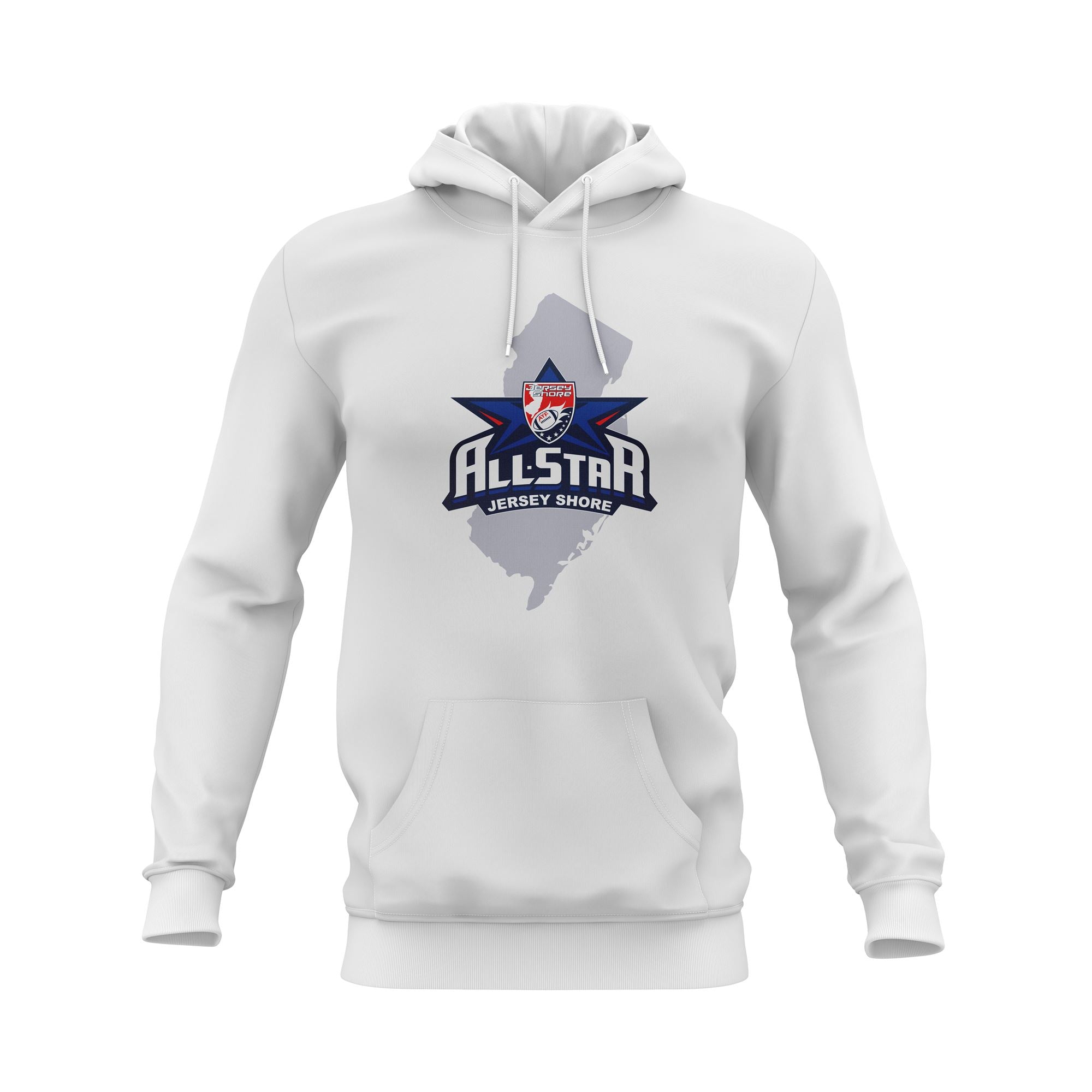 2025 NJAYF ALL STAR SEMI SUB HOODIE - STATE WHITE
