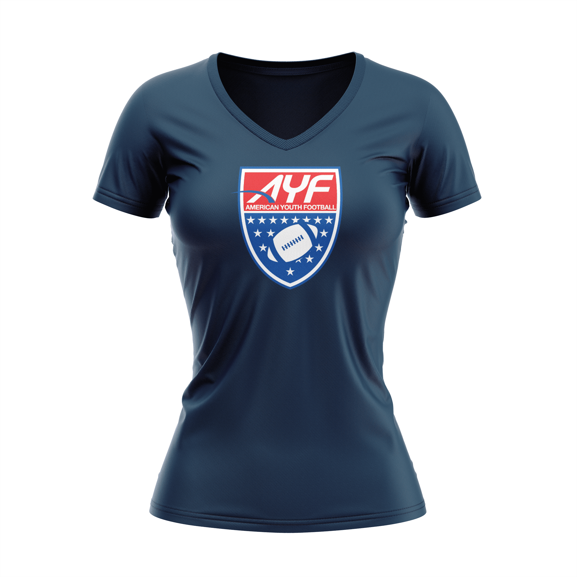 AYF Full Dye Sublimated Cap Sleeve Women V-Neck