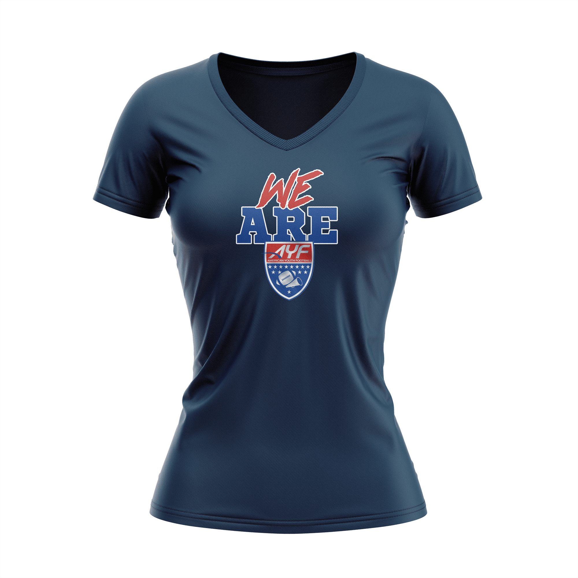 AYF Full Dye Sublimated Cap Sleeve Women V-Neck