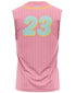 BOMB SQUAD SLEEVELESS 2 BUTTON JERSEY PINK