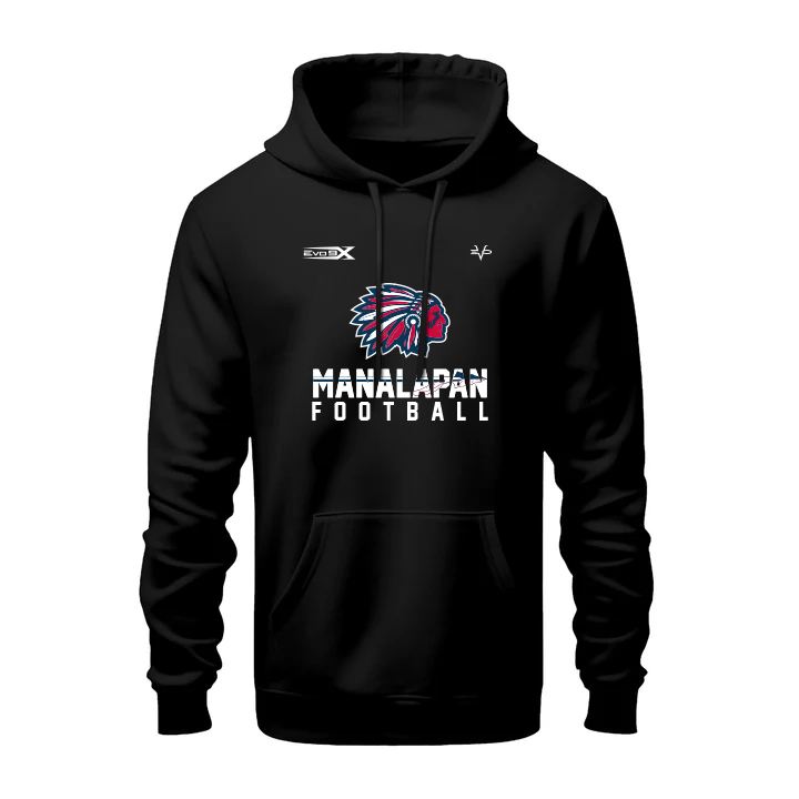 Manalapan Braves Football Cotton Hoodie