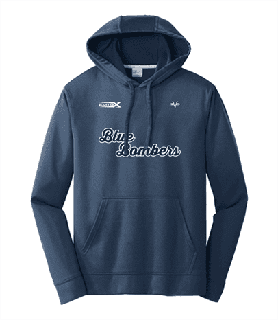 Blue Bombers Performance Hoodie
