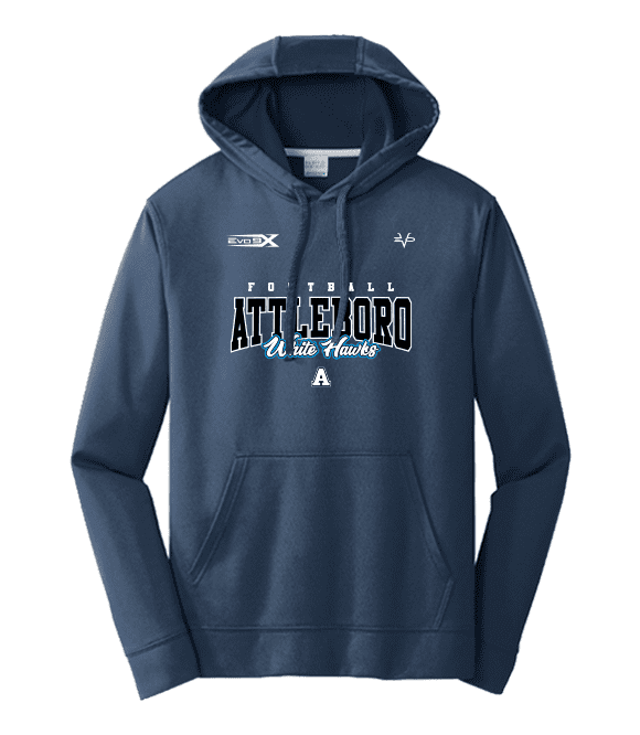 Attleboro White Hawks Performance Hoodie