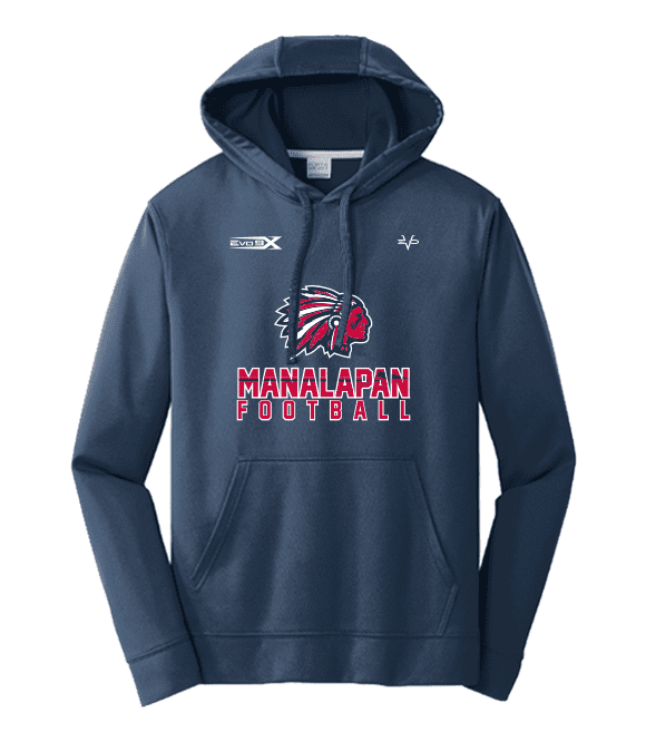 Manalapan Braves Football Performance Hoodie