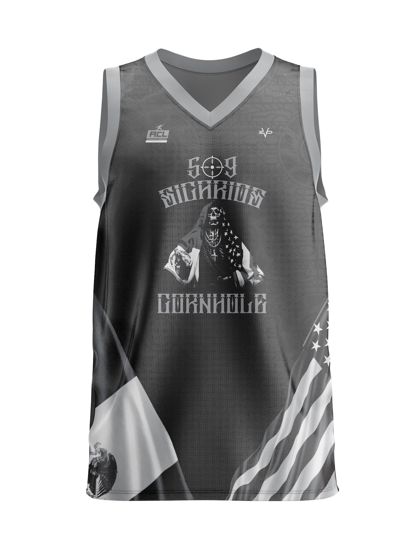509 Sicarios Basketball Jersey Grey