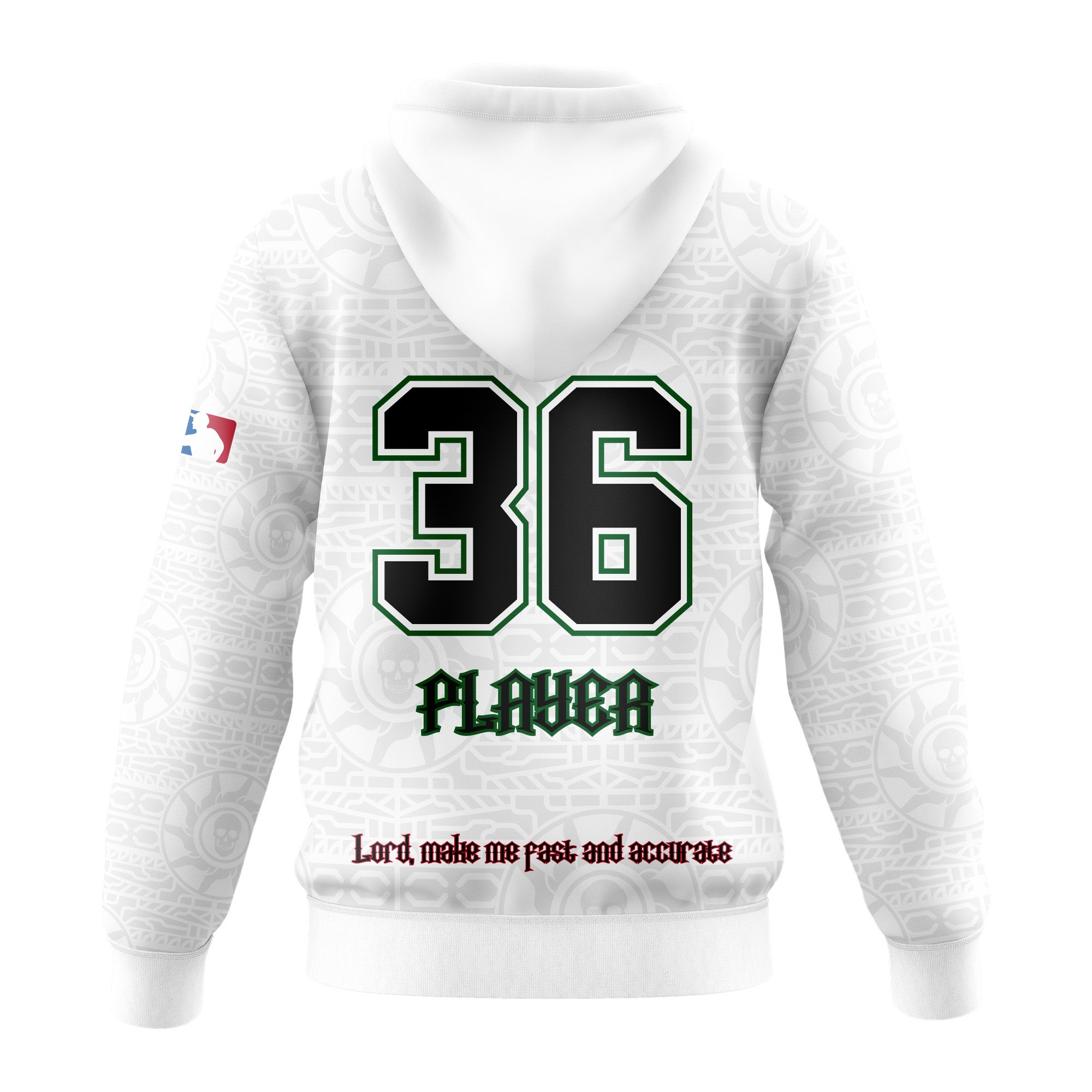 509 Sicarios LS FLEECE HOODIE WHITE