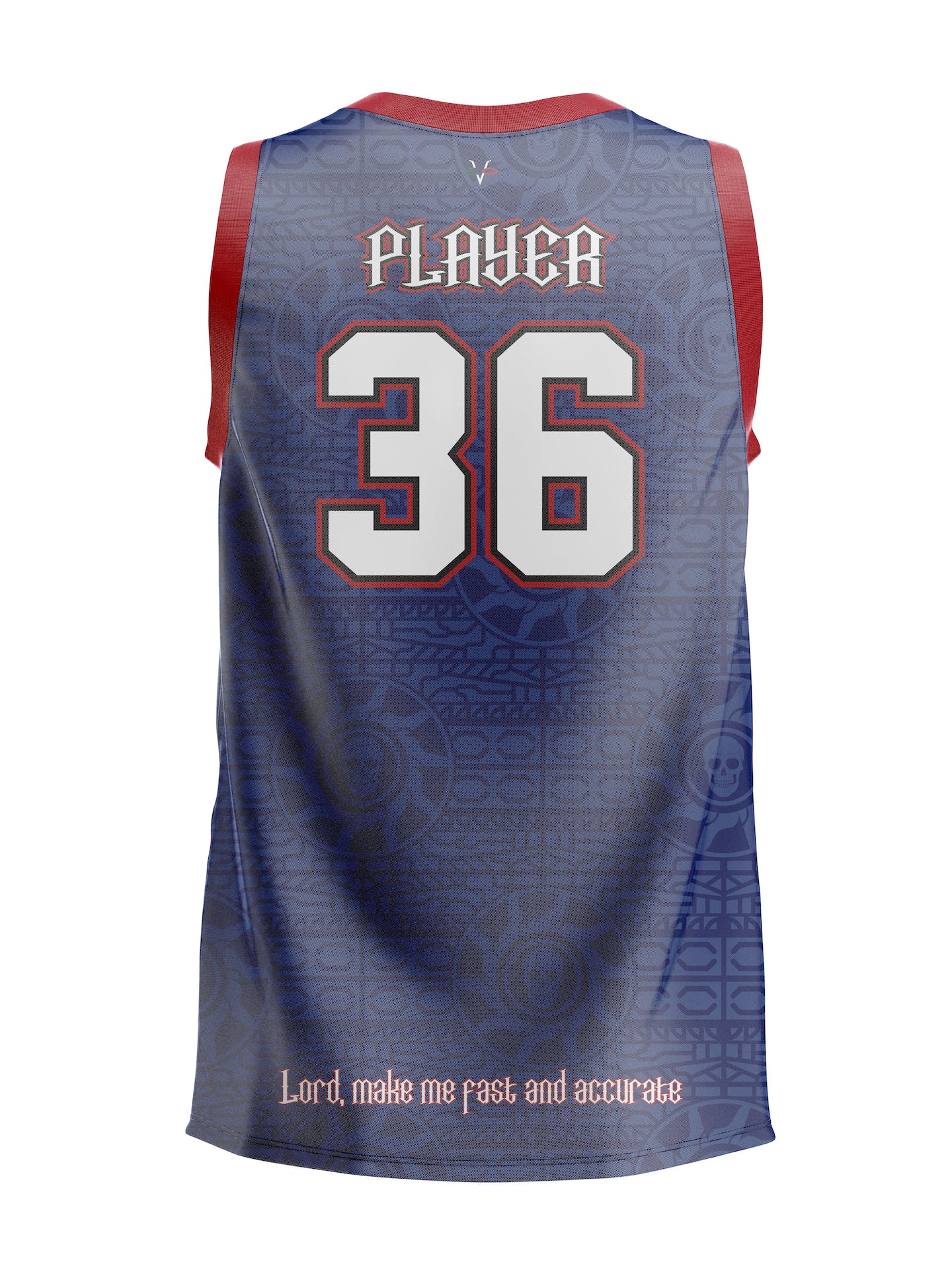 509 Sicarios Basketball Jersey Blue