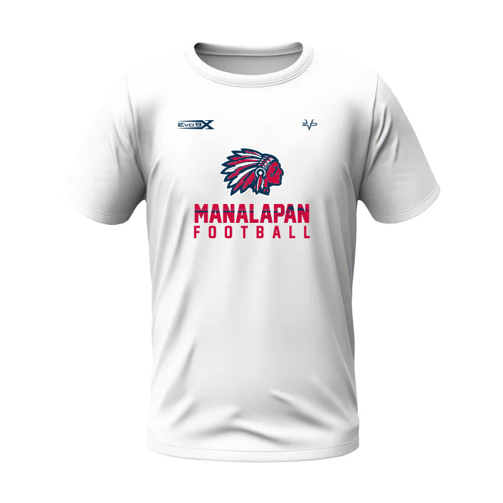 Manalapan Braves Football Cotton Tee Shirt