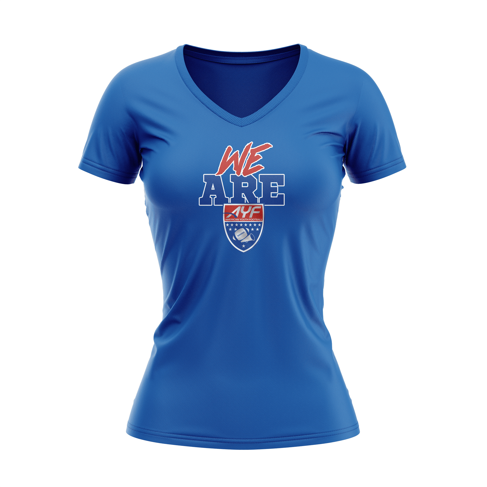 AYF Full Dye Sublimated Cap Sleeve Women V-Neck