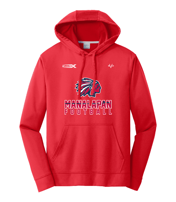 Manalapan Braves Football Performance Hoodie