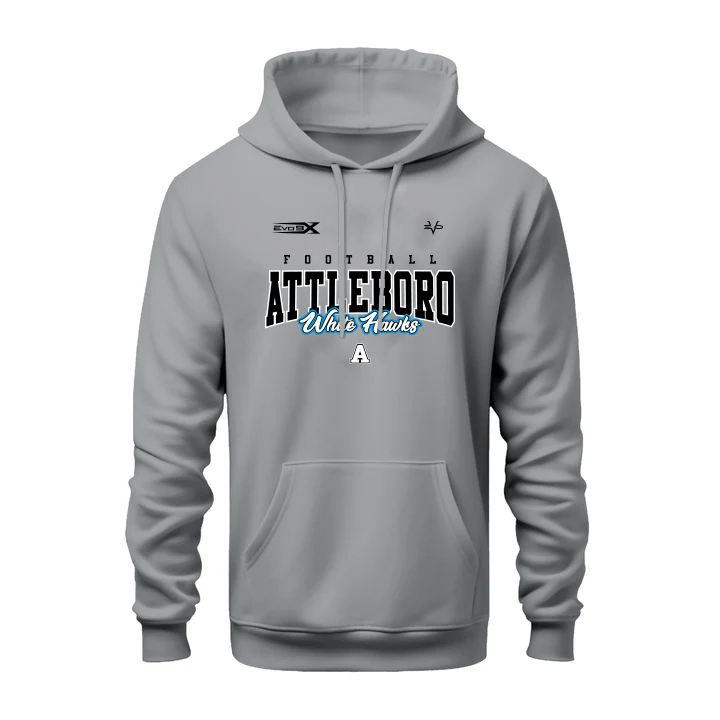 Attleboro White Hawks Cotton Hoodie