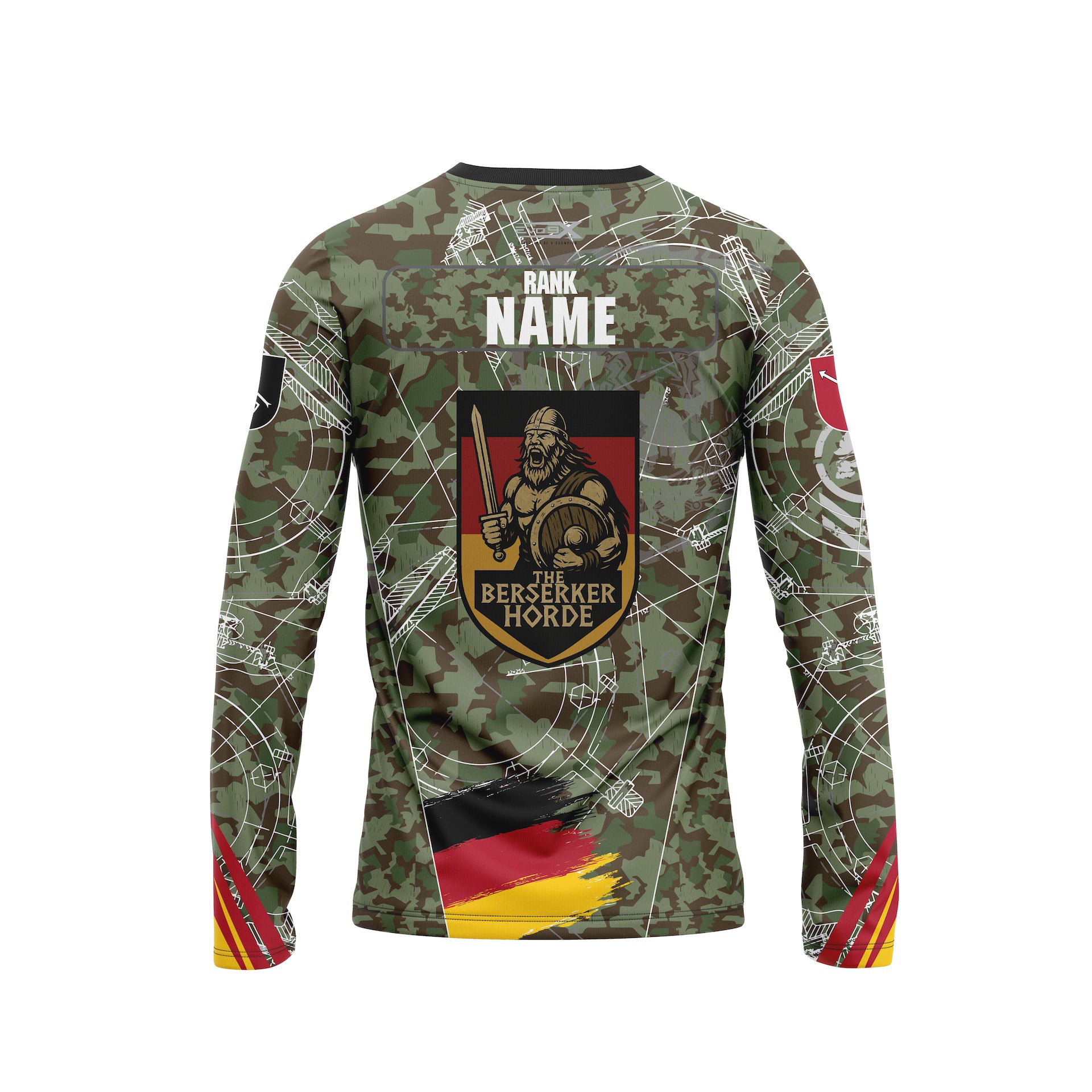 91ST INFANTRY BERSERKER OFFICER CREWNECK LS