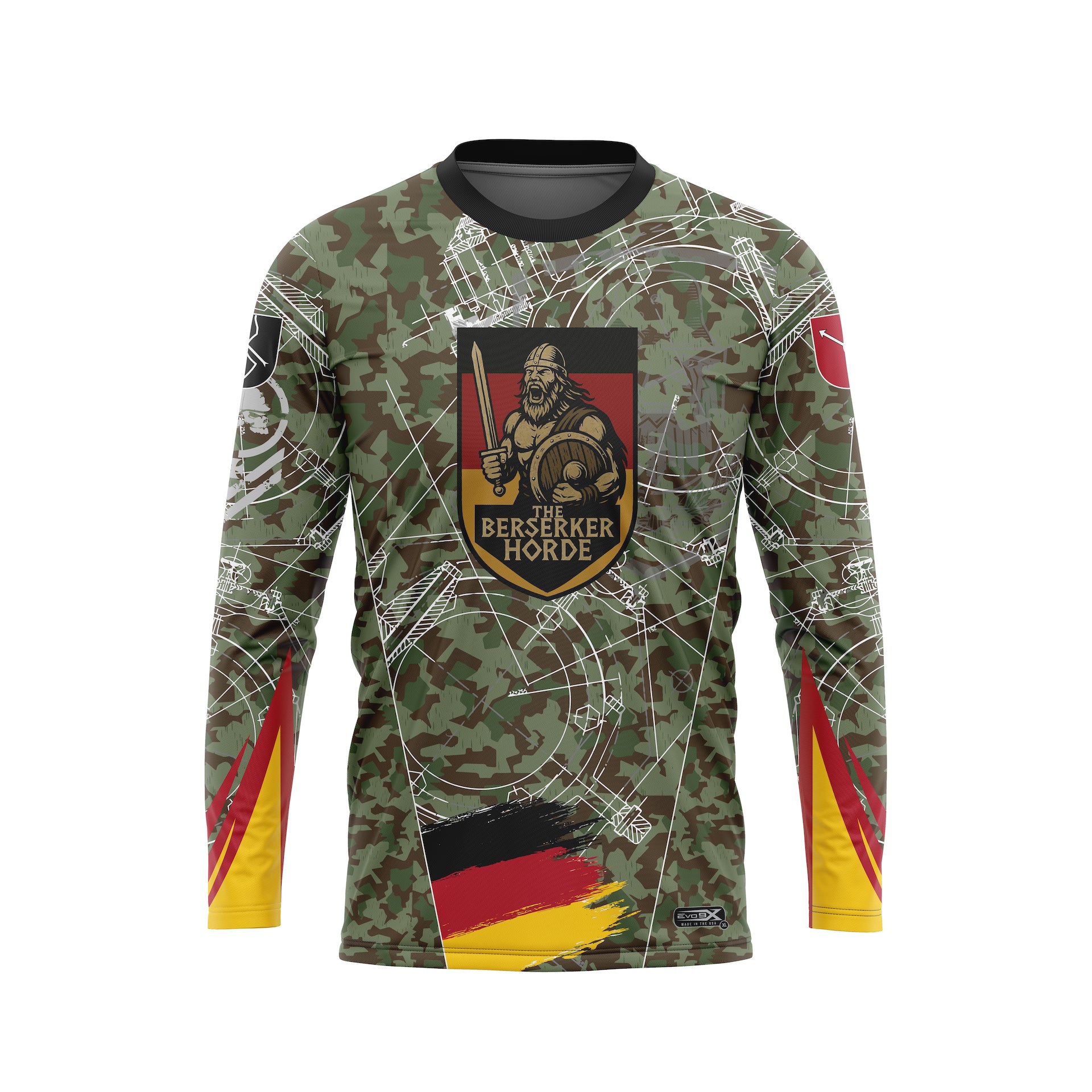 91ST INFANTRY BERSERKER OFFICER CREWNECK LS