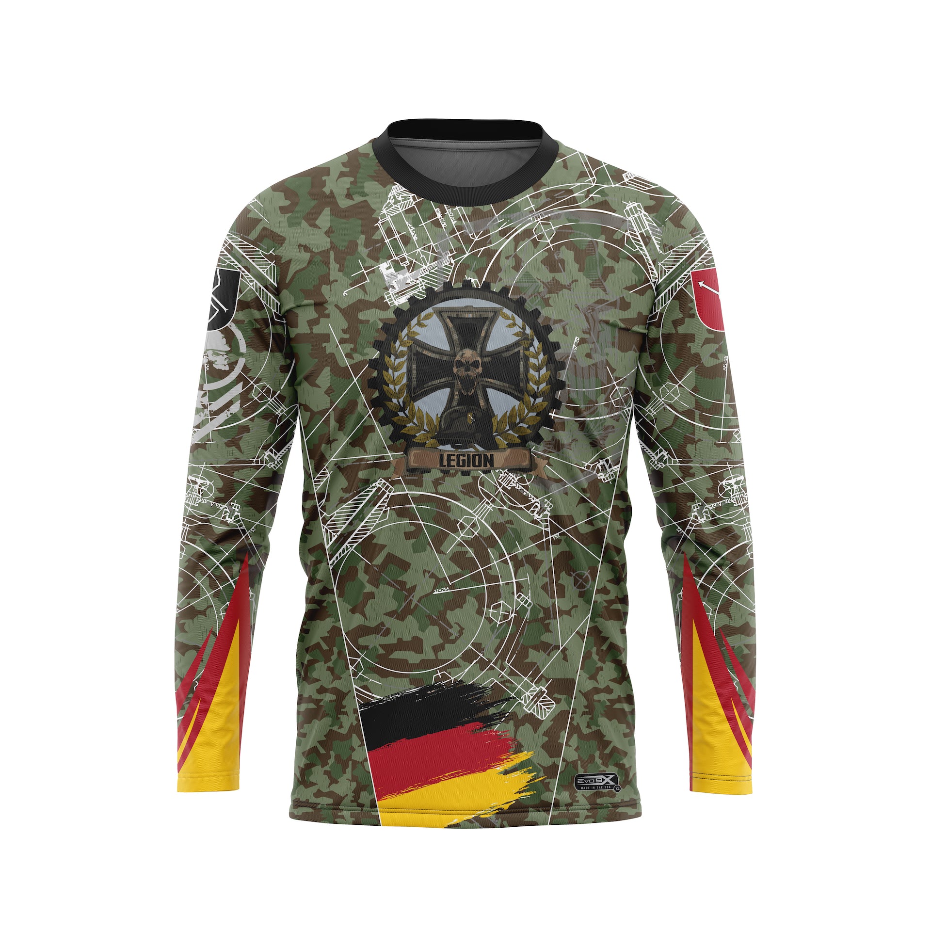 91ST INFANTRY LEGION OFFICER CREWNECK LS