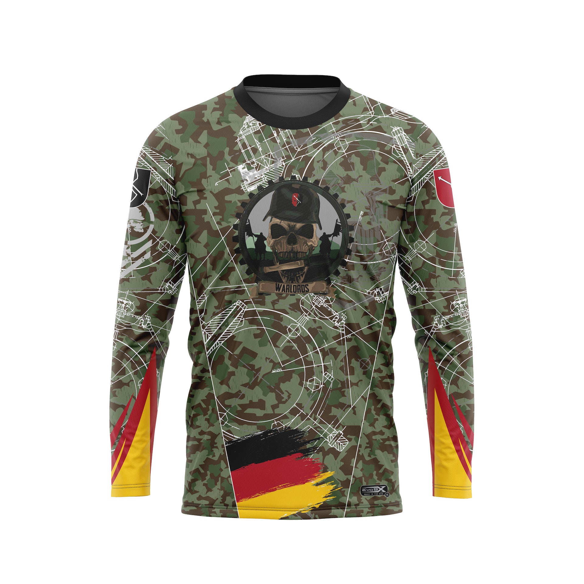 91ST INFANTRY WARLORDS OFFICER CREWNECK LS