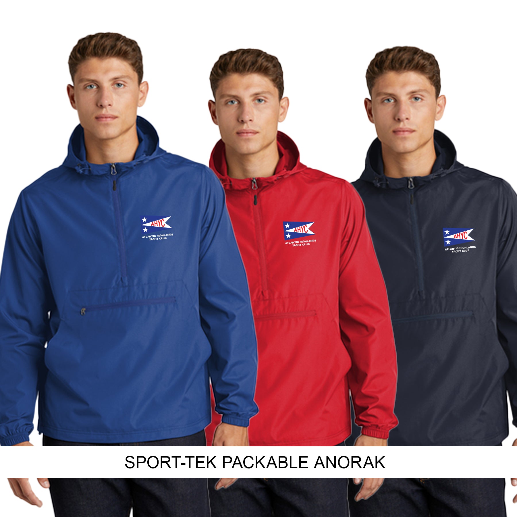 AHYC SPORT-TEK PACKABLE ANORAK