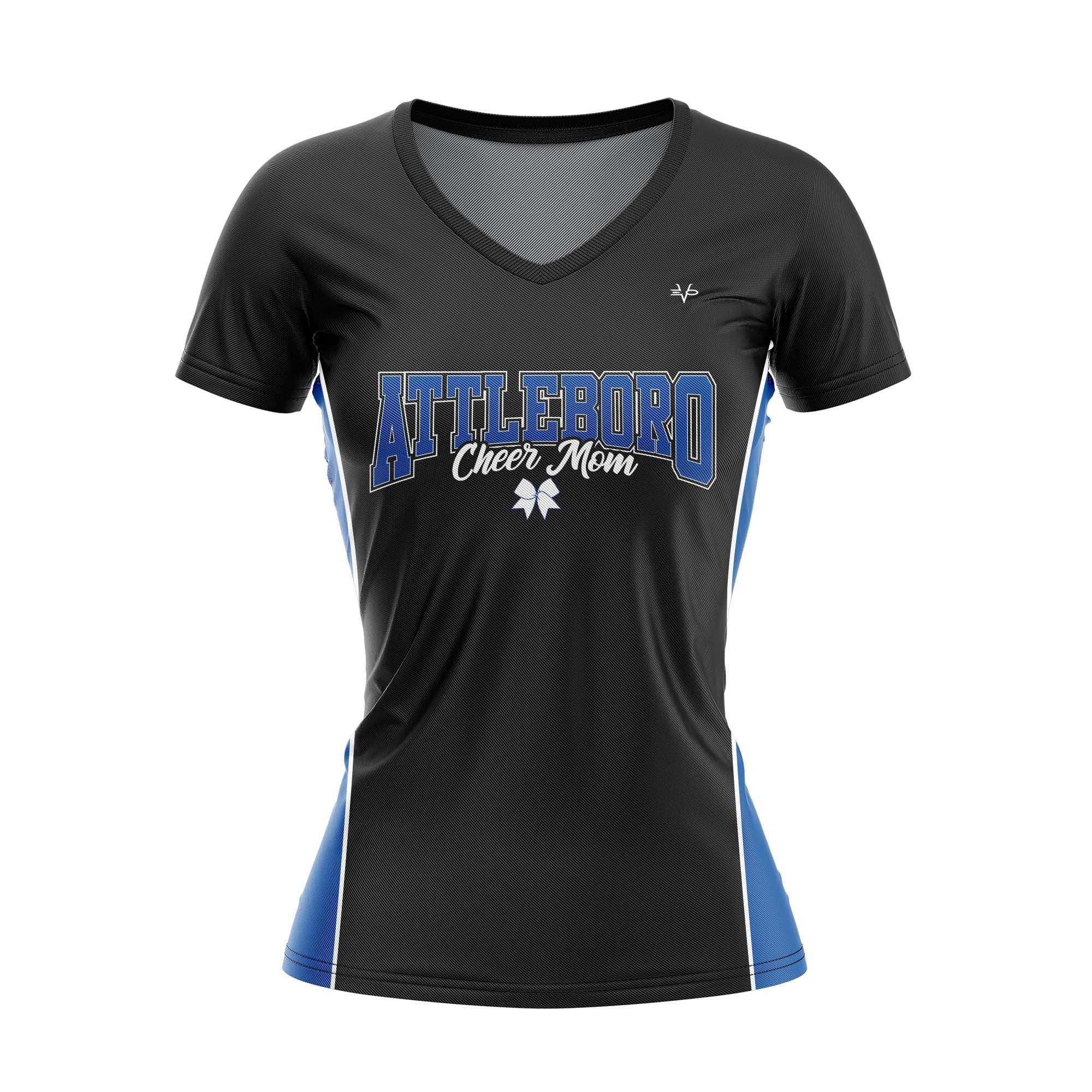 ATTLEBORO CHEER MOM V NECK SHIRT