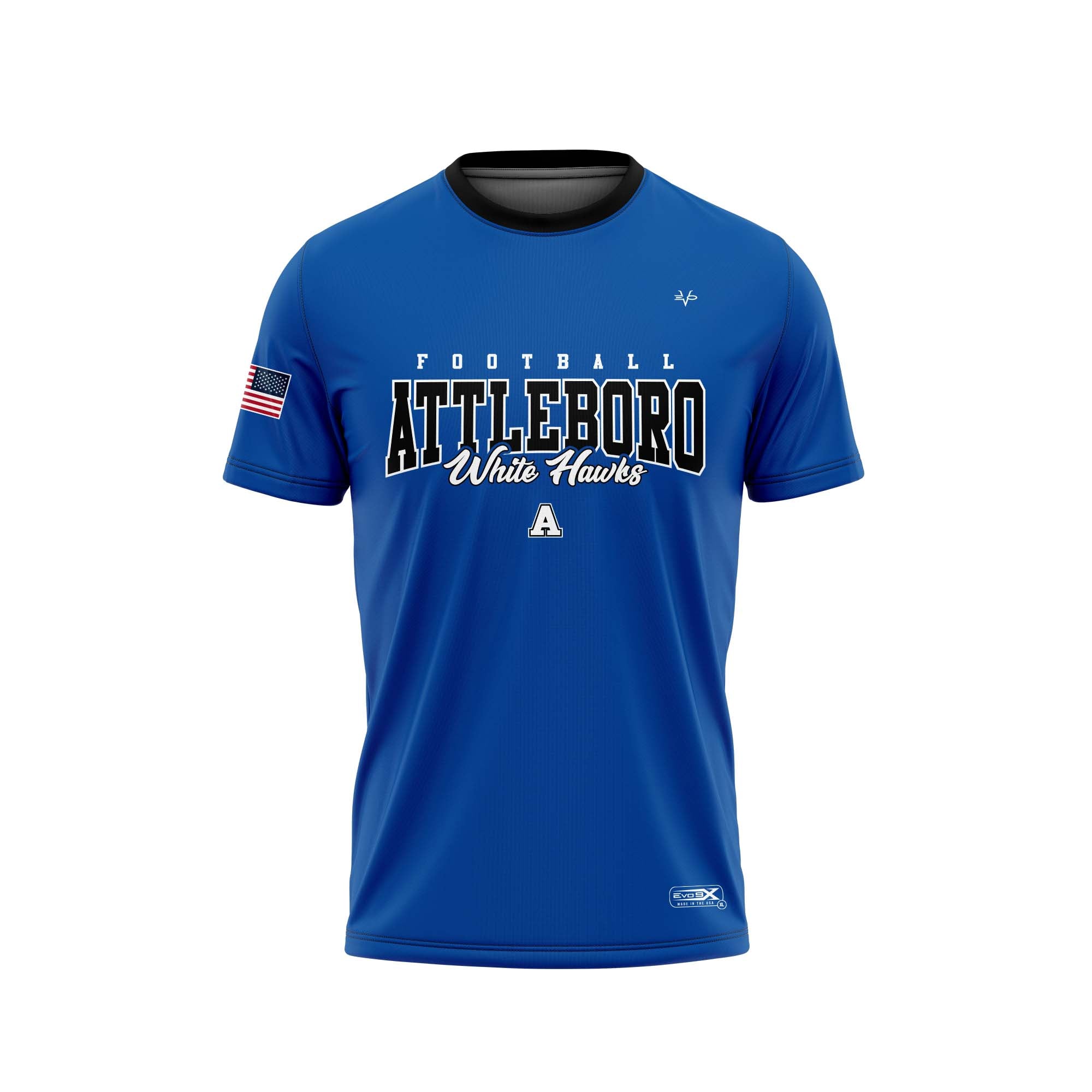 ATTLEBORO CREW NECK SHIRT FOOTBALL