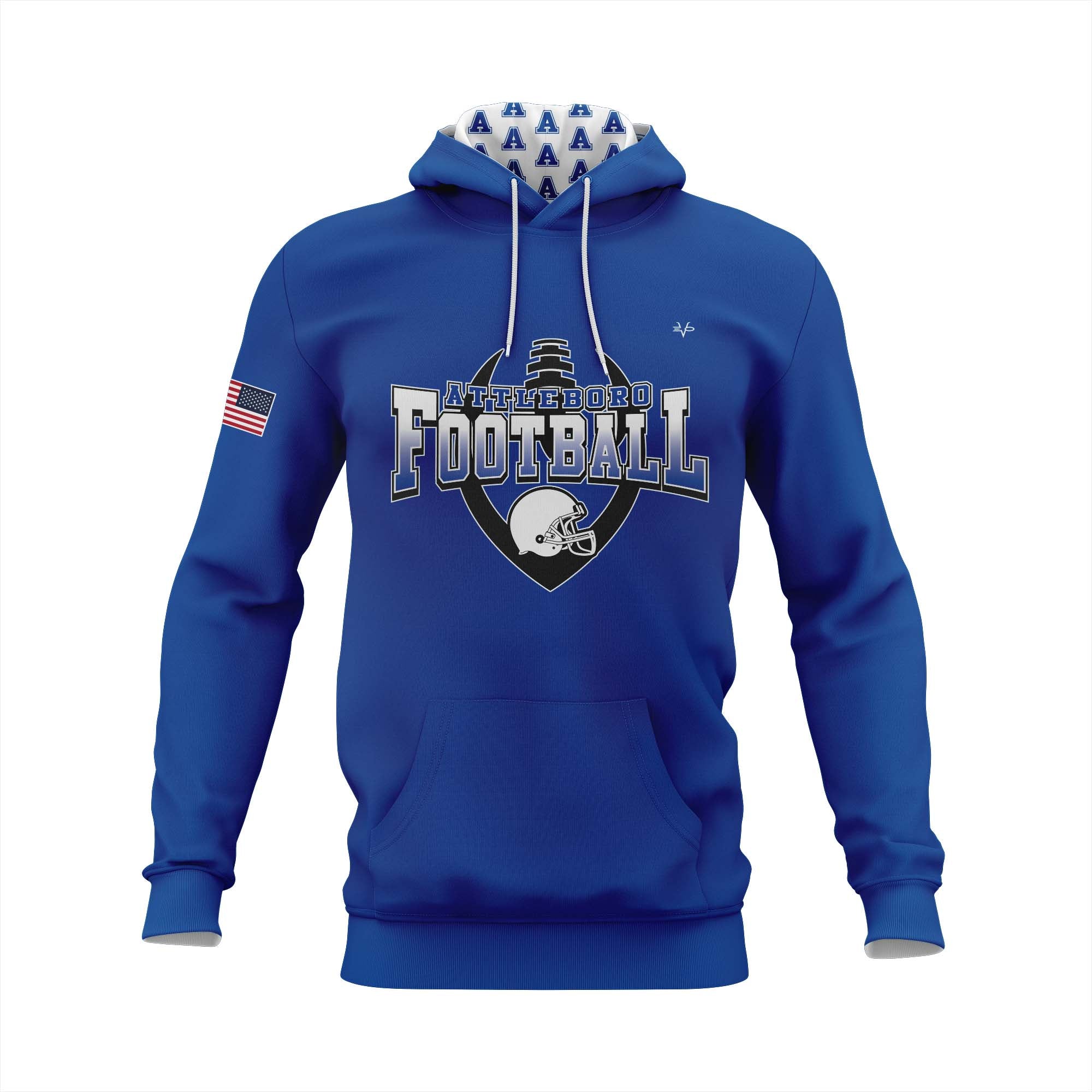 ATTLEBORO FOOTBALL HOODIE W/ KANGAROO POUCH