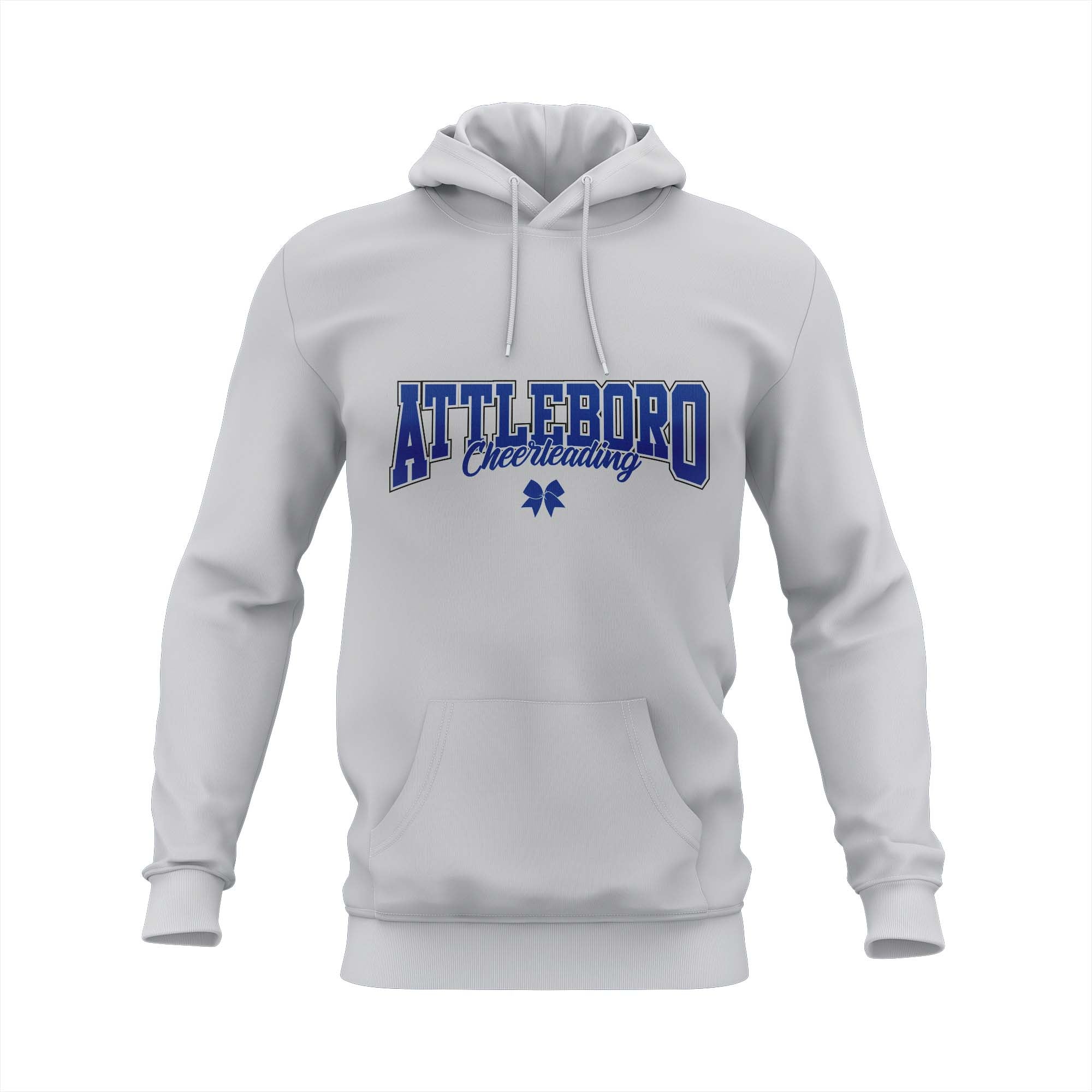 ATTLEBORO SEMI SUB HOODIE  CHEER LOGO - GREY