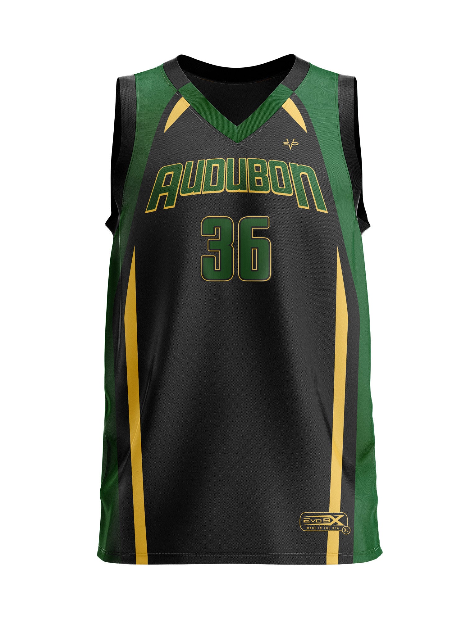 AUDUBON BASKETBALL JERSEY - BLACK