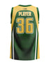 AUDUBON BASKETBALL JERSEY - GREEN (OPTIONAL)