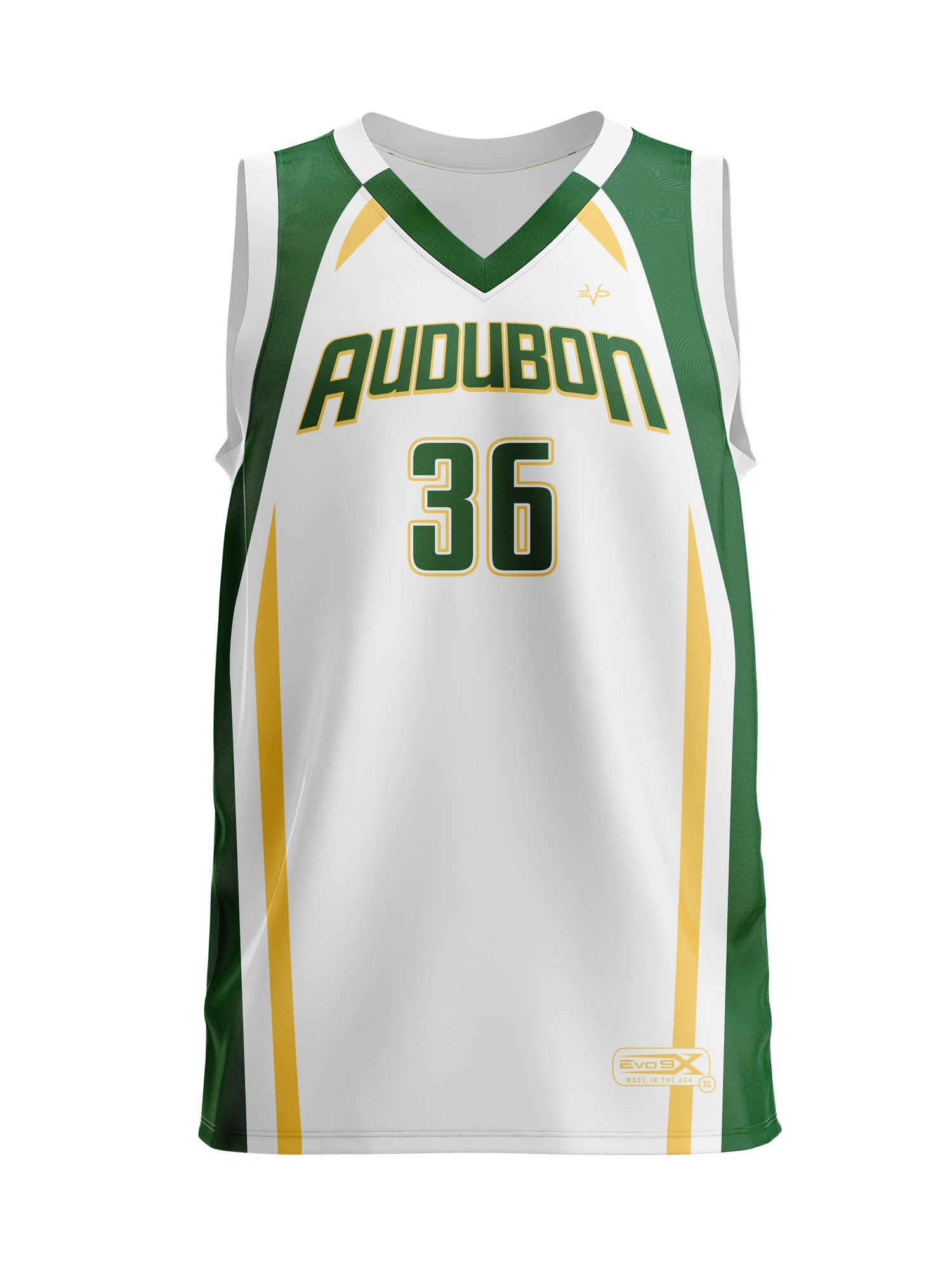 AUDUBON BASKETBALL JERSEY - WHITE