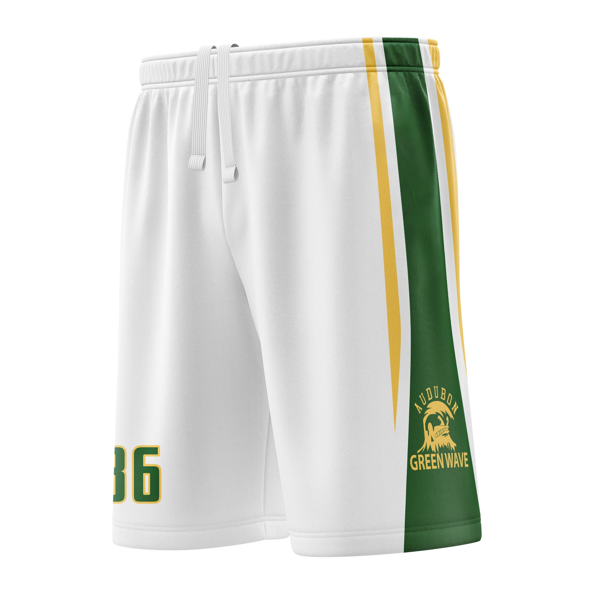 AUDUBON BASKETBALL SHORT - GREEN (OPTIONAL)