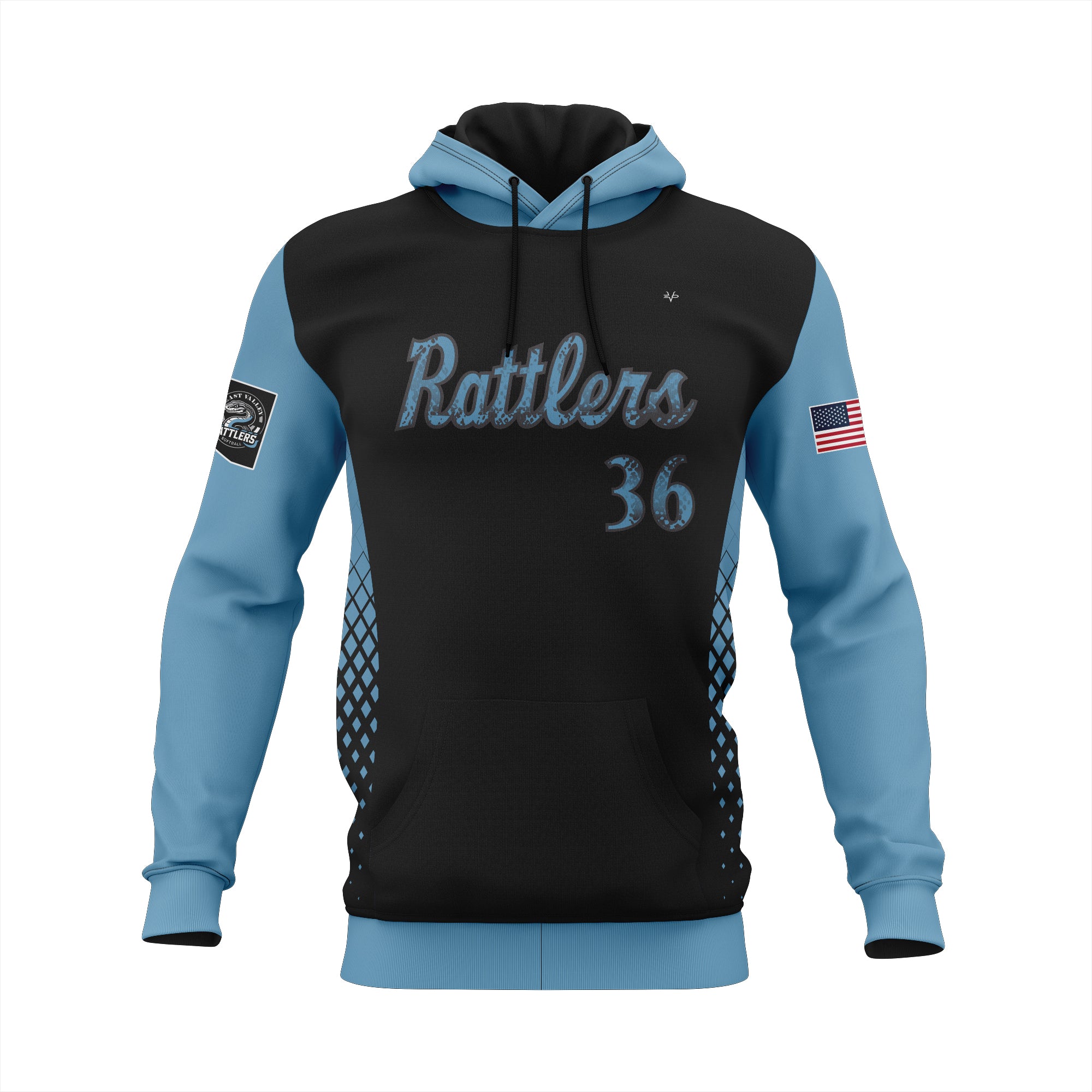 AZ RATTLERS BLACK HOODIE