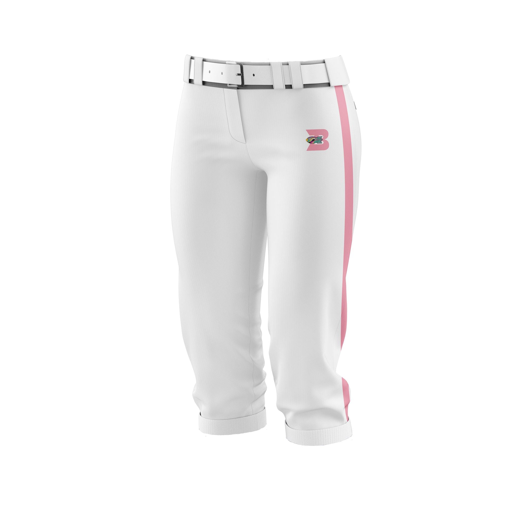 BOMB SQUAD SOFTBALL WHITE PANT (FASTPITCH)