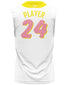 BOMB SQUAD SLEEVELESS 2 BUTTON JERSEY WHITE