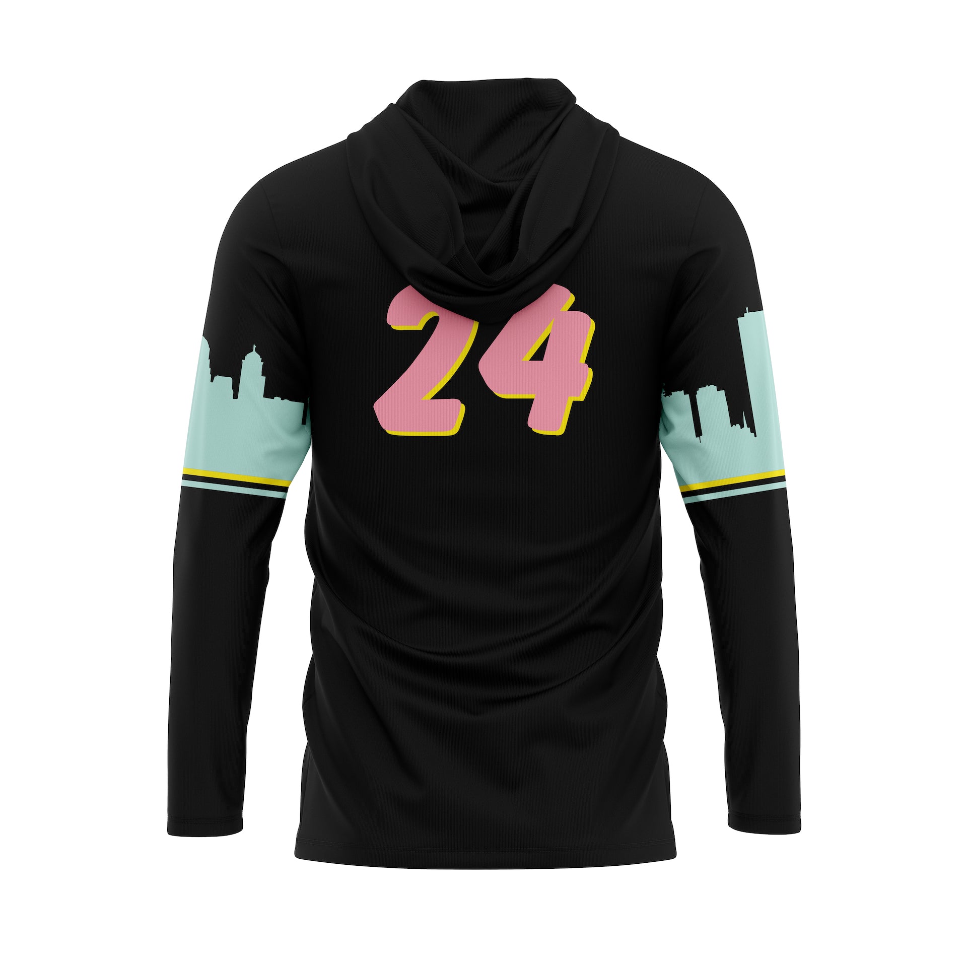 BOMB SQUAD BLACK LONG SLEEVE LT WT HOODIE